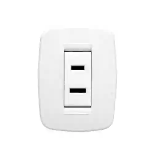 ⭐toma Sencilla, Duke Energy 15a, 125/250v, Blanca⭐