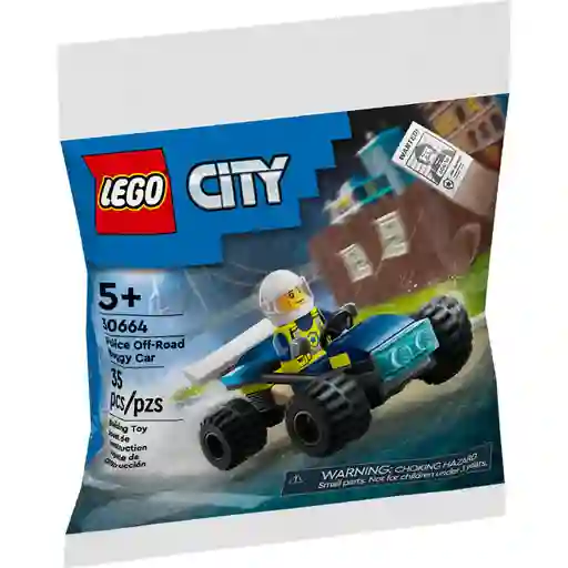 Juego Lego Carro Todoterreno Policía 35 Piezas Niños