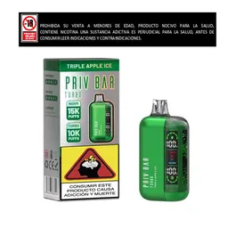 Vapeador Priv Bar 15.000 Puffs Triple Apple Ice