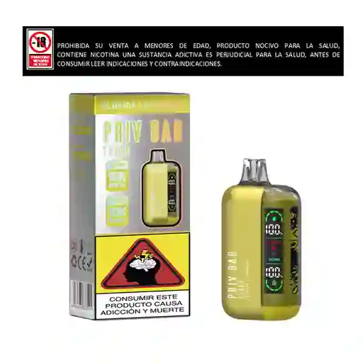 Vapeador Priv Bar 15.000 Puffs Florida Lemonade