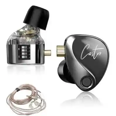 Combo Pro: Kz Castor Improved Bass + Adaptador Bluetooth Az09 | Audio Hifi Inalámbrico