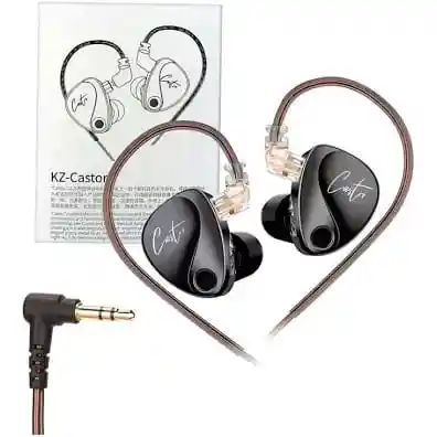 Combo Pro: Kz Castor Improved Bass + Adaptador Bluetooth Az09 | Audio Hifi Inalámbrico