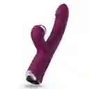 Consolador Vibrador De Empuje, Pantalla Lcd Y Succión