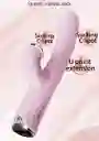 Consolador Vibrador De Empuje, Pantalla Lcd Y Succión