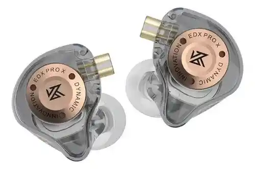 Combo Inalámbrico: Kz Edx Pro X Gris + Módulo Bluetooth Az09 | Micrófono Hd + Graves Potentes