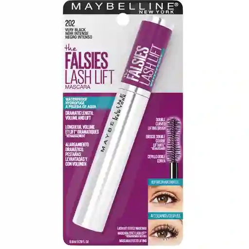 Pestañina Maybelline Falsies Lash Lift 202 Waterproof