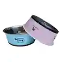 Plato/tazón De Comida Y Agua Para Mascotas En Acero Inoxidable 24.5cm Mp0929