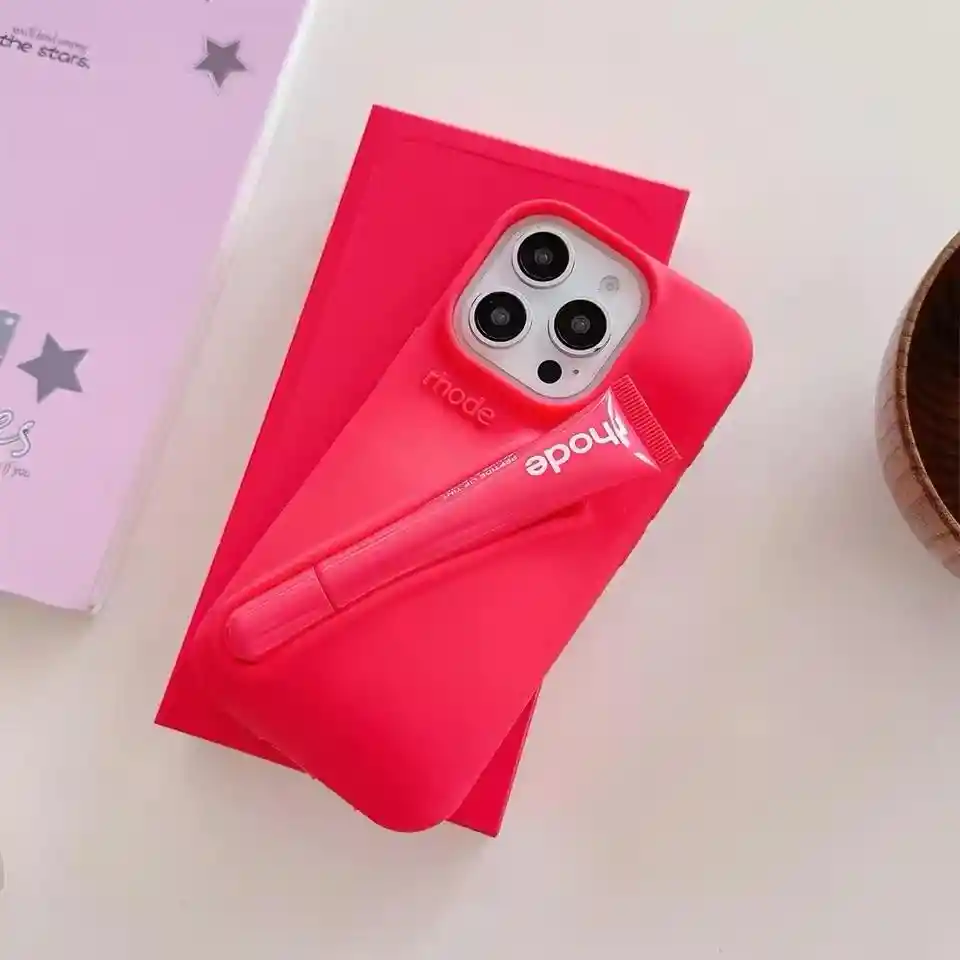 Funda Para Iphone Rhode Lip Case + Labial (iphone 14 Pro Max)