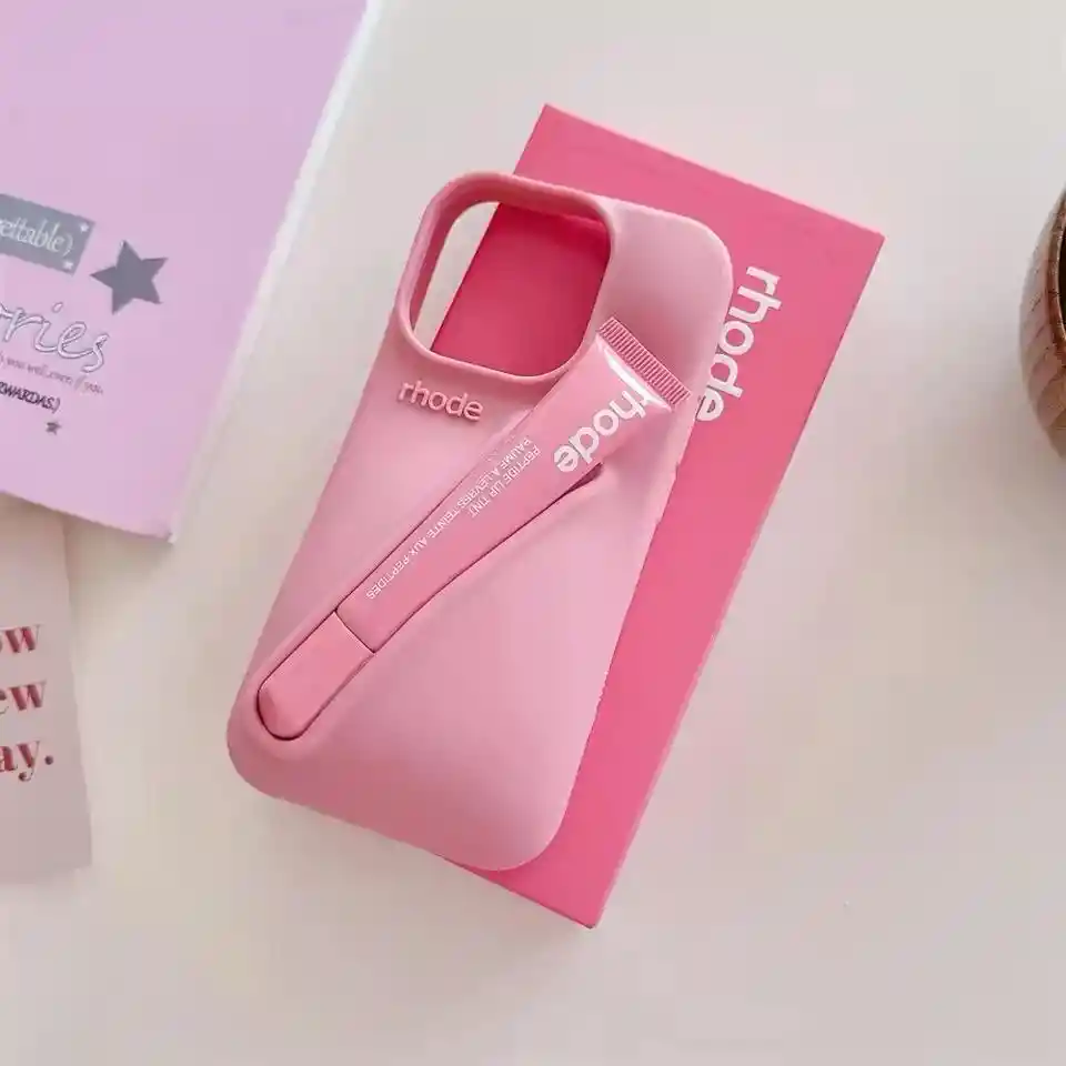 Funda Para Iphone Rhode Lip Case + Labial (iphone 14 Pro Max)