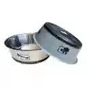 Plato/tazón De Comida Y Agua Para Mascotas En Acero Inoxidable 21.5cm Mp0928