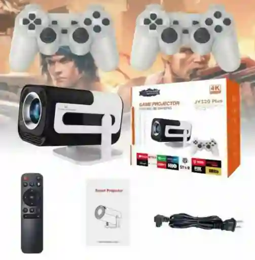 Proyector De Juegos Jy320 Plus Con Controlador Gamepad