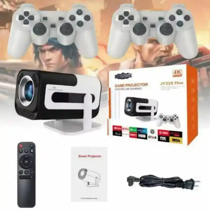 Proyector De Juegos Jy320 Plus Con Controlador Gamepad