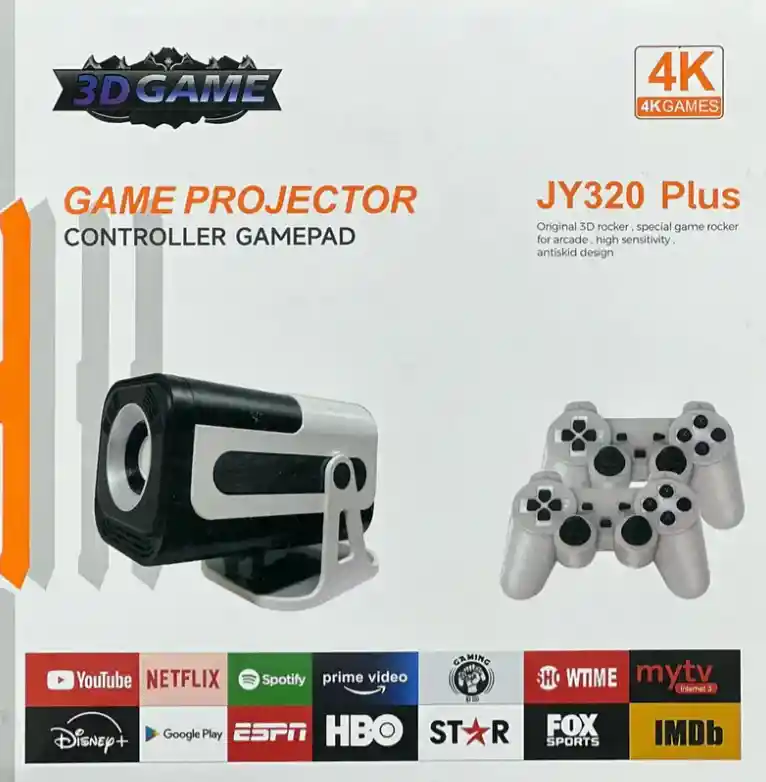 Proyector De Juegos Jy320 Plus Con Controlador Gamepad