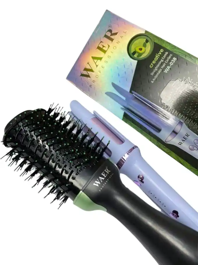 Combo Cepillo Secador + Rizador Automático