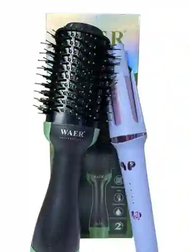 Combo Cepillo Secador + Rizador Automático