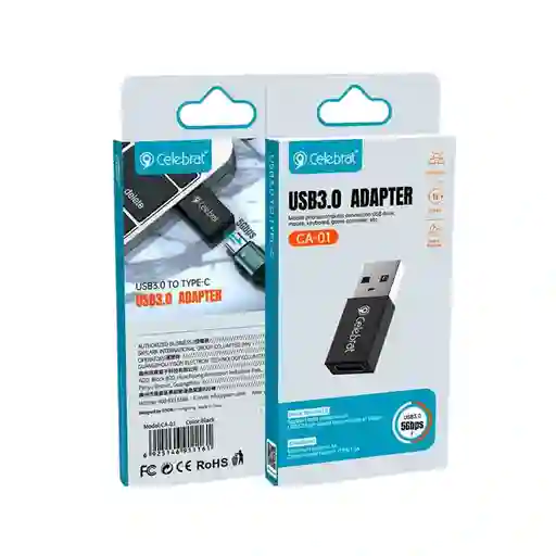Adaptador Otg Celebrat Ca-01 Usb-a A Tipo-c