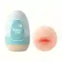 Huevo Masturbador Boca Funny Egg Azul Lilo - Juguete Masculino