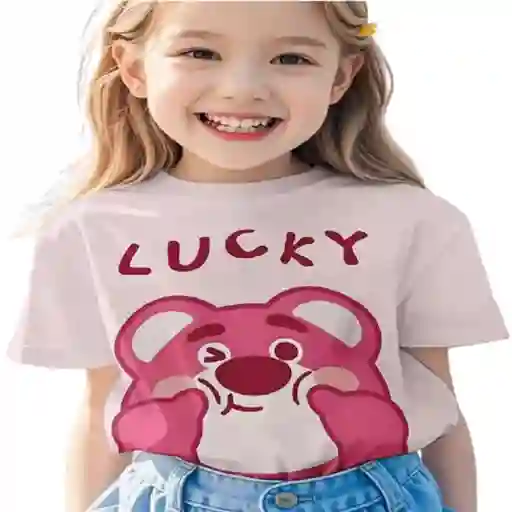 Camiseta Para Niña Color Rosa Talla 9-10 Añod