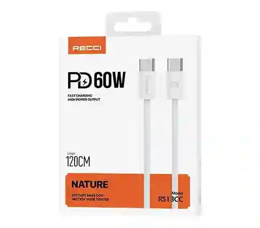 Cable Recci Rs13cc Tipo-c A Tipo-c