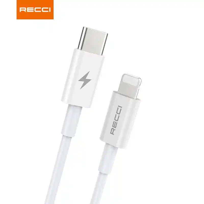 Combo Recci Rck-08ccl – Cargador + Cable Tipo-c A Lightning