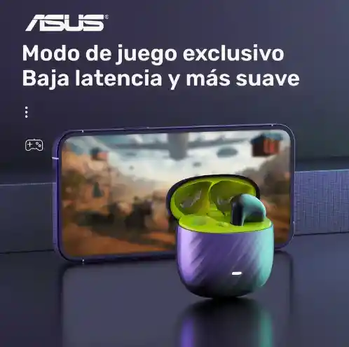 Audífonos Inalámbricos Asus Adol, Batería De Larga Duración