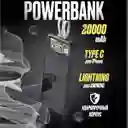 Power Bank 20.000 Mah 22.5w Carga Rapida Cable Tipo C Iphone