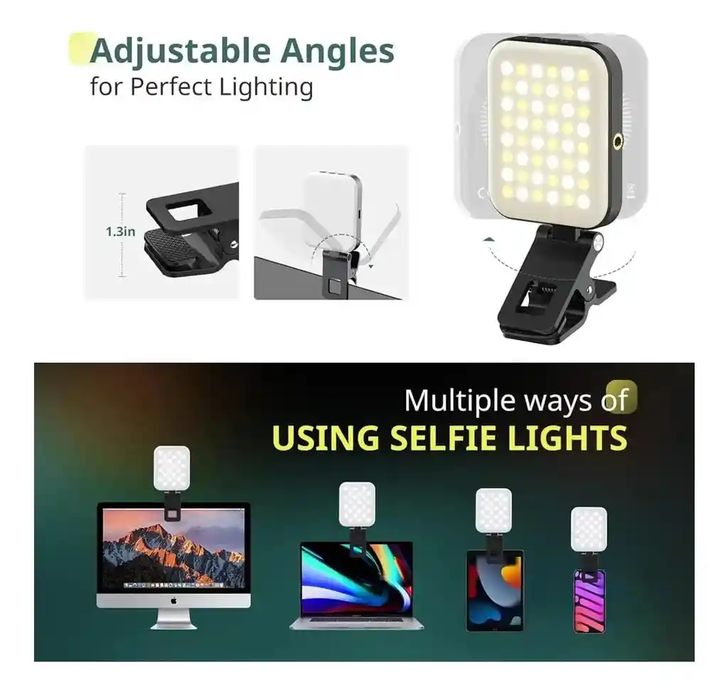 Luz Led Portátil Magsafe Celular Imán Selfie Recargable