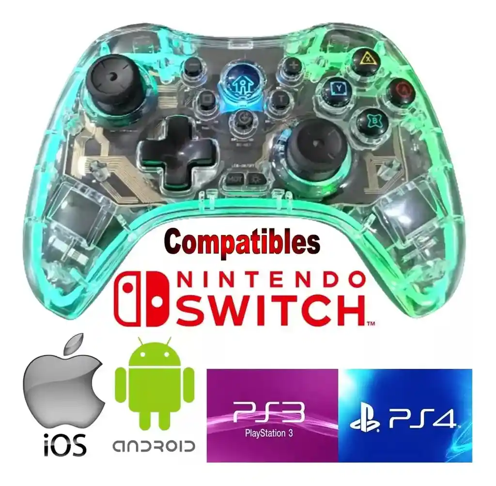 Control Inalambrico Rgb Para Playstation Psp Xbox