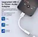 Adaptador Tipo C A Jack 3.5mm – Compatible Con Android | Audio + Micrófono