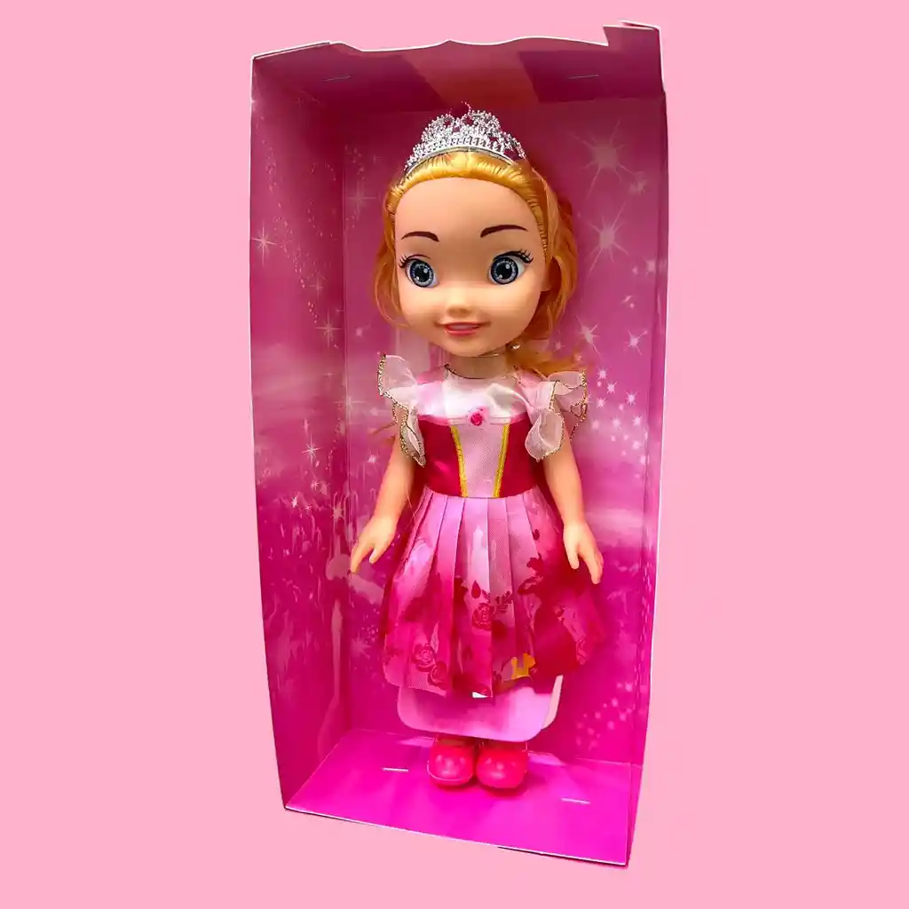 Juguete Muñeca Princesa Sonido De 30 Cm