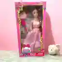 Juguete Muñeca Princesa Con Cepillo Y Cartera