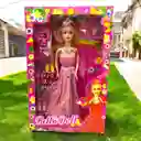 Juguete Muñeca Princesa Con Zapatos Y Accesorios De Belleza
