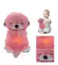 Peluche Nutria Musical Con Movimientos Y Luces Para Bebés Rosado