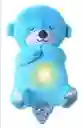 Peluche Nutria Musical Con Movimientos Y Luces Para Bebés Azul