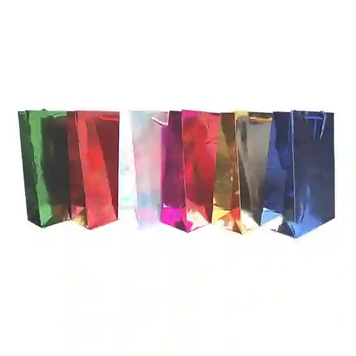 Bolsa De Regalo Metalizada Tamaño 26cm X 33cm