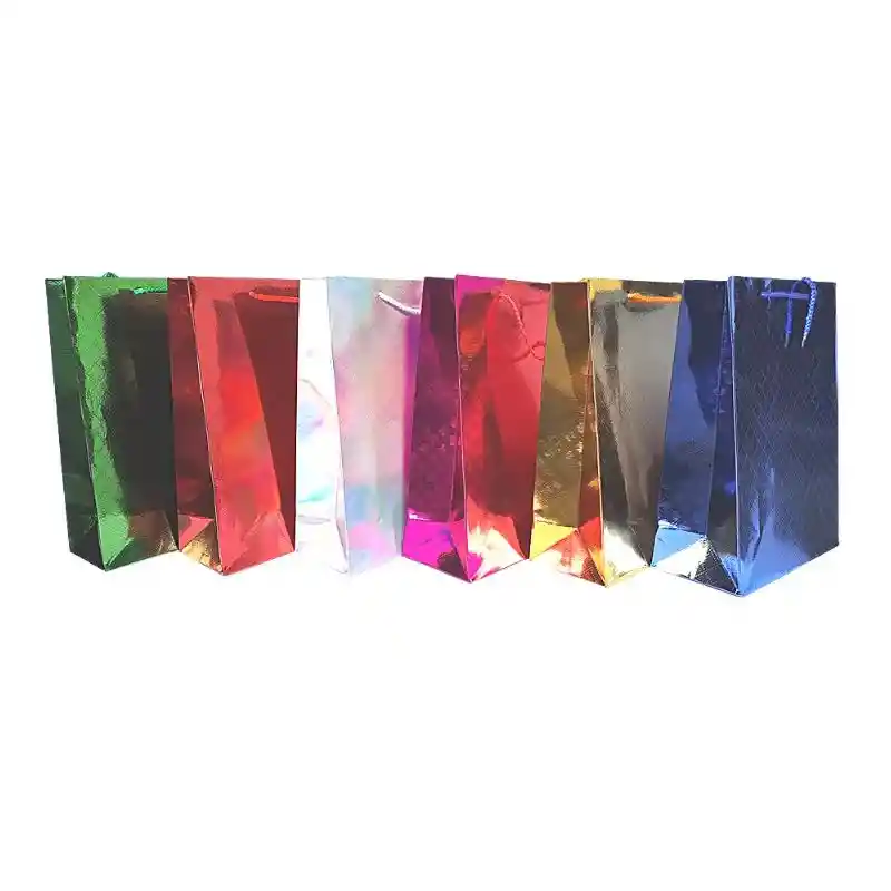 Bolsa De Regalo Metalizada Tamaño 26cm X 33cm