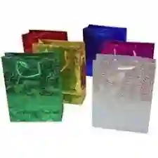 Bolsa De Regalo Metalizada Tamaño 11,5cm X 14,5cm