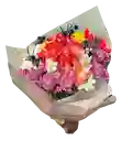 🌺 Bouquet De Colores Vibrantes Con Margaritas Y Crisantemos