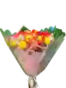 🌼 Bouquet Alegre Con Margaritas Y Pompones