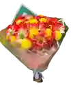 🌼 Bouquet Alegre Con Margaritas Y Pompones