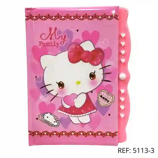 Diario Clave Hello Kitty