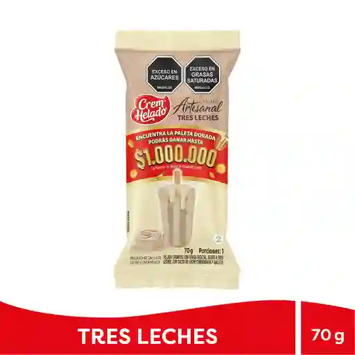 Promo Helado Artesanal Tres Leches 70g
