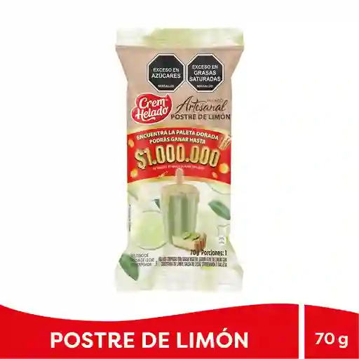Helado Artesanal Limón X70g