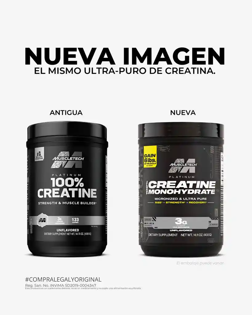 Platinum Creatina X 400 Gr