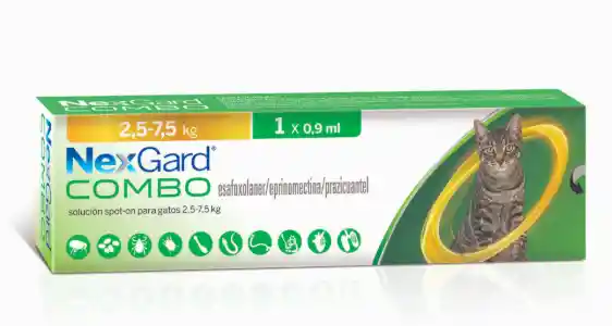 Nexgard Combo Cat 2.5 A 7.5 Kg