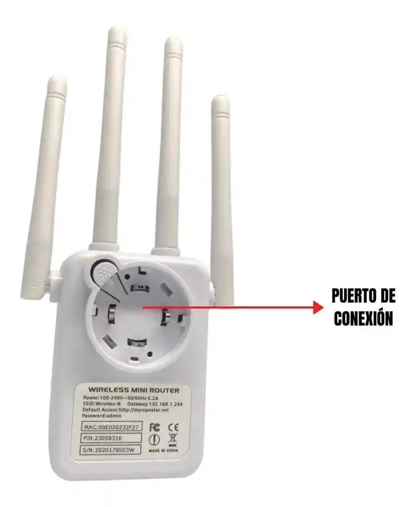 Repetidor De Wifi Router 4 Antenas Wifi Repeater Pix Link