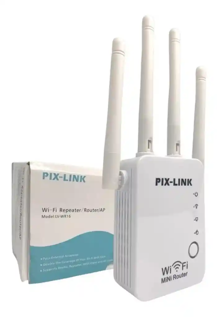 Repetidor De Wifi Router 4 Antenas Wifi Repeater Pix Link