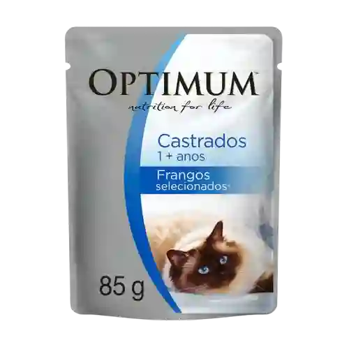 Pack X 4 Optimum Cat Esterilizado Pollo 85g – 20% Dcto.