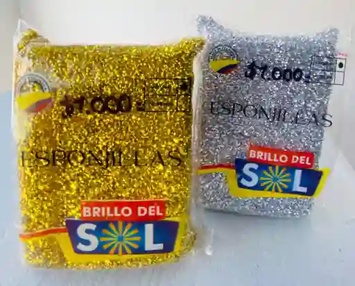 Esponjilla Oro-plata