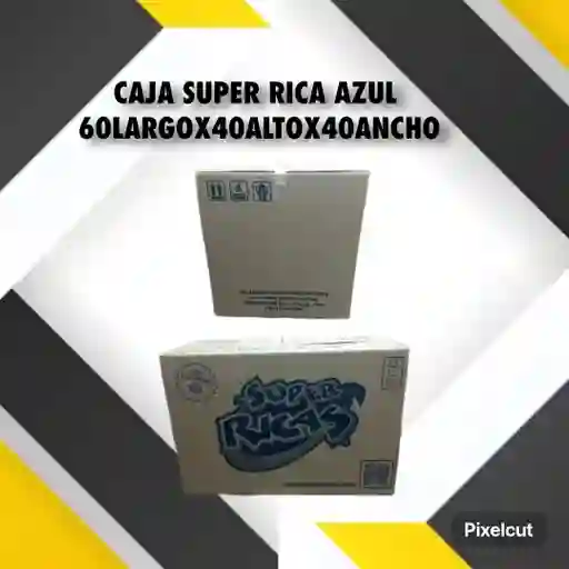 Caja Super Rica Azul 60x40x40